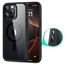  ESR - Classic Hybrid HaloLock - iPhone 16 Pro Max - Átlátszó Fekete tok