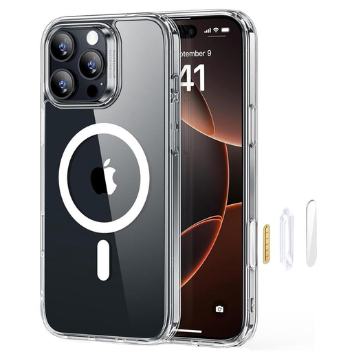  ESR - Klasszikus Hibrid HaloLock - iPhone 16 Pro - Átlátszó tok