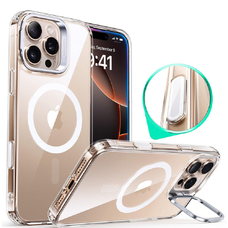  ESR - Klasszikus Hibrid HaloLock Kitámasztó - iPhone 16 Pro - Átlátszó tok