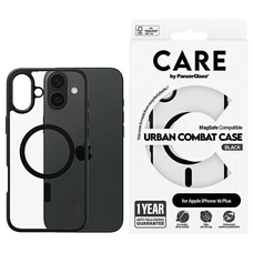 CARE by PanzerGlass Flagship Urban tok MagSafe iPhone 16 Plus - Átlátszó tok