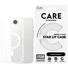 CARE by PanzerGlass Flagship Urban Combat StarLight White MagSafe iPhone 16e tok - Átlátszó