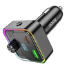 HOCO autós töltő Bravery PD30W QC3.0 + Bluetooth FM adó E81 fekete - 1. kép