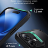  ESR - Klasszikus Hibrid HaloLock - iPhone 16 - Átlátszó Fekete tok - 1. kép