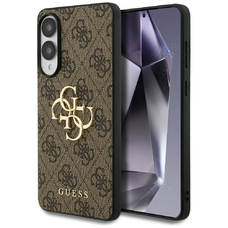 GUESS tok Samsung Galaxy S25 Edge GUHCS25E4GMGBR (4G PU Nagy Logó) barna tok