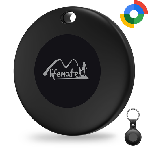 Lifemate/MiLi GPS Bluetooth LifeTag Nyomkövető HD-P16-3 Android + kulcstartó fekete