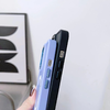 Mágneses színes matt tok iPhone 15 Plus - tengerészkék tok - 0. kép