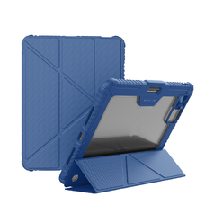 Nillkin Bumper PRO Védő Állvány Tok Több-szögű iPad Pro 12.9 2020/2021/2022/ Air 13 2024/2025 Zafírkék tok