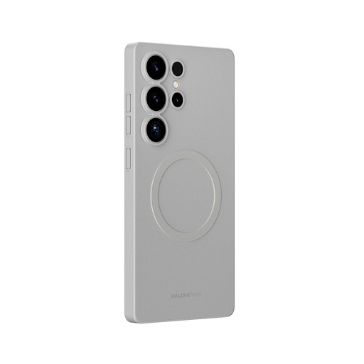 AmazingThing Minimal Air tok mágneses gyűrűvel Samsung Galaxy S25 Ultra - Szürke tok AmazingThing Minimal Air tok mágneses gyűrűvel Samsung Galaxy S25 Ultra - Szürke tok