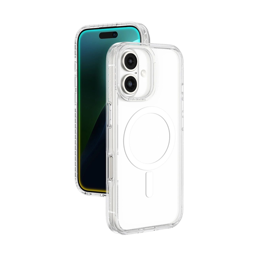 AmazingThing Titan Pro Mag tok mágneses gyűrűvel iPhone 16 - Átlátszó tok AmazingThing Titan Pro Mag tok mágneses gyűrűvel iPhone 16 - Átlátszó tok