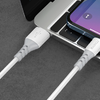 USB-ről Lightning kábel Foneng X66, 20W, 3A, 1m (fehér) - 0. kép