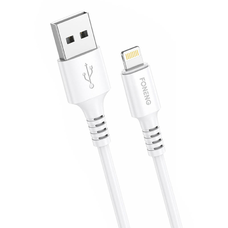 USB Lightning kábel Foneng, x85 iPhone 3A Gyors Töltés, 1m (fehér)