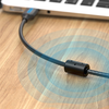 USB 2.0 A - USB-B kábel ferritmaggal Vention COQBL 2A 10m Fekete PVC - 3. kép