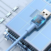 Cable USB-A to Lightning Foneng X100 2,4A, 1,2m (blue) - 2. kép