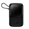  Baseus - Power Bank Qpow Pro (PPQD040001) - 2x Lightning, Type-C, USB, 20000mAh, 20W, kábel USB-C-vel - Fekete - 0. kép