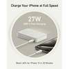  Anker - Power Bank MagGo (A1654G21) - iPhone-hoz, Digitális Kijelző, Vezeték nélküli Töltés, Kitámasztó, 10000mAh, 15W - Fehér - 0. kép