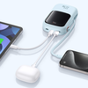  Baseus - Qpow Pro+ (P10067103313-00) - Power Bank, Lightning, 2x Type-C, USB, 22.5W, 20000mAh, Type-C kábel - Kék - 2. kép