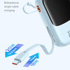  Baseus - Qpow Pro+ (P10067103313-00) - Power Bank, Lightning, 2x Type-C, USB, 22.5W, 20000mAh, Type-C kábel - Kék - 3. kép