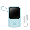  Baseus - Qpow Pro Power Bank (PPQD030003) - 2x Lightning, Type-C, USB, 20000mAh, 20W, kábel USB-C-vel - Kék - 0. kép