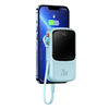  Baseus - Qpow Pro Power Bank (PPQD030003) - 2x Lightning, Type-C, USB, 20000mAh, 20W, kábel USB-C-vel - Kék - 3. kép
