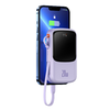  Baseus - Qpow Pro Power Bank (PPQD030005) - 2x Lightning, Type-C, USB, 20000mAh, 20W, USB-C kábellel - Lila - 3. kép