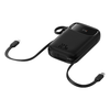  Baseus - Qpow Pro+ Power Bank (P10055002113-00) - Lightning, 2x Type-C, USB, 22.5W, 20000mAh, Type-C kábel, 30cm - Fekete - 1. kép