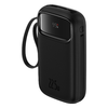  Baseus - Qpow Pro+ Power Bank (P10055002113-00) - Lightning, 2x Type-C, USB, 22.5W, 20000mAh, Type-C kábel, 30cm - Fekete - 2. kép