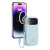  Baseus - Qpow Pro+ Power Bank (P10055002313-00) - Lightning, 2x Type-C, USB, 22,5W, 20000mAh, Type-C kábel, 30 cm - Kék - 1. kép
