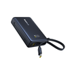  Baseus - PicoGo Power Bank (P10076803123-00) - Type-C, USB, Gyors Töltés, 45W, 10000mAh, Beépített Type-C Kábel - Fekete - 1. kép