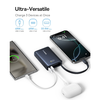  Baseus - PicoGo Power Bank (P10076803123-00) - Type-C, USB, Gyors Töltés, 45W, 10000mAh, Beépített Type-C Kábel - Fekete - 2. kép