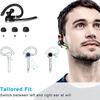  Techsuit - Bluetooth fejhallgató (CB3) - Kihangosító, ENC, LED digitális kijelző, Bluetooth 5.1, 500mAh, 72 órás beszélgetési idő - Fekete - 4. kép