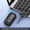  Techsuit - Bluetooth Headset (CB2) - Kihangosító, zajszűrő, kettős mikrofon, Bluetooth 5.3, 1000mAh, 96 óra beszélgetési idő - Fekete - 3. kép