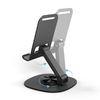 Puro Tilt Pro alumínium asztali mobiltelefon/tablet tartó - sötétszürke - 1. kép