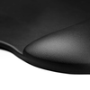 Ergonomikus egérpad és csuklótámasz gél Eco bőr nagy csúszásmentes - Fekete - 1. kép