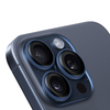 OBAL:ME Lencsevédő Apple iPhone 15 Pro/15 Pro Max készülékhez, Kék Titán üvegfólia - 2. kép