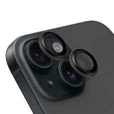 OBAL:ME Lencsevédő az Apple iPhone 15/15 Plus készülékhez Fekete üvegfólia