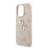 Guess PU 4G Metal Logo Pántos Tok iPhone 15 Pro Max Pink tok - 2. kép