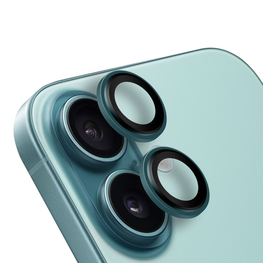 OBAL:ME Lencsevédő üvegfólia Apple iPhone 16/16 Plus Teal