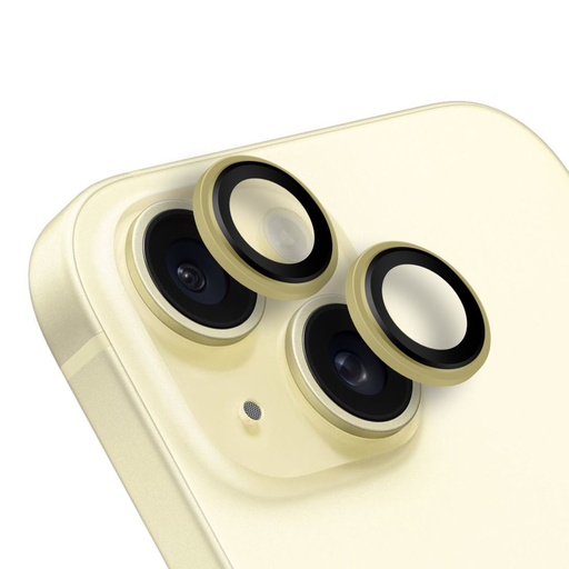 OBAL:ME Lencsevédő üvegfólia Apple iPhone 15/15 Plus Sárga OBAL:ME Lencsevédő üvegfólia Apple iPhone 15/15 Plus Sárga