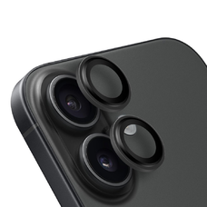 OBAL:ME Lencsevédő az Apple iPhone 16/16 Plus készülékhez Fekete, üvegfólia