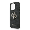Guess PU 4G Metal Logo Strap tok iPhone 15 Pro Max Fekete - 2. kép