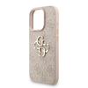 Guess PU 4G Metal Logo Strap tok iPhone 16 Pro Pink - 2. kép