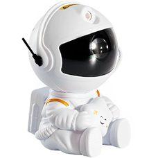 Projektor hviezd a galaxií - Sedící astronaut Biela Projektor hviezd a galaxií - Sedící astronaut Biela