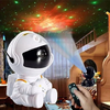 Csillag- és galaxisprojektor - Ülő űrhajós Fehér - 2. kép