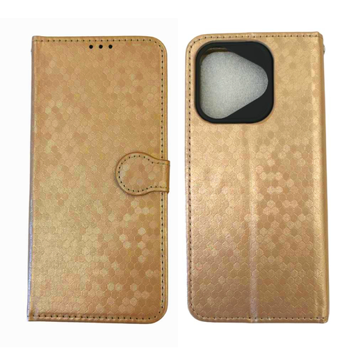 Honor 400 Lite világos arany irizáló tok bankkártya tartóval, csuklópánttal, fliptok Honor 400 Lite világos arany irizáló tok bankkártya tartóval, csuklópánttal, fliptok