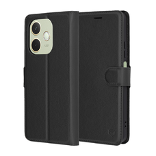  Techsuit - Bőr tok - Oppo A5 Pro 4G / A5 Pro 5G - Fekete