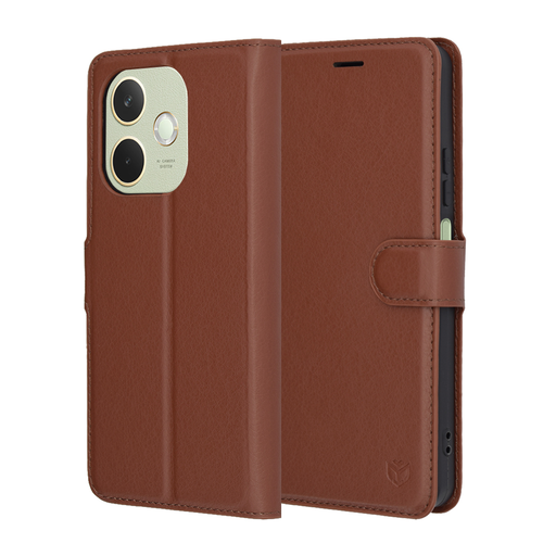 Techsuit - Bőr tok - Oppo A5 Pro 4G / A5 Pro 5G - Barna Techsuit - Bőr tok - Oppo A5 Pro 4G / A5 Pro 5G - Barna