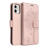 MEZZO fa mintás fliptok IPHONE 12 / 12 PRO-hoz rózsaarany tok - 2. kép