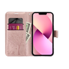 MEZZO fa mintás fliptok IPHONE 12 / 12 PRO-hoz rózsaarany tok - 3. kép