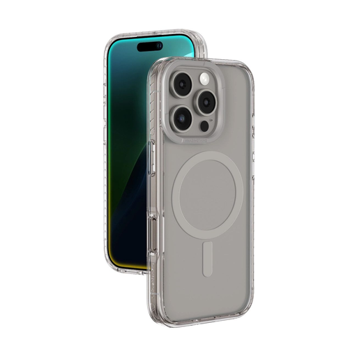 AmazingThing Titan Pro Mag Tok mágneses gyűrűvel iPhone 16 Pro Max-hoz - Szürke tok