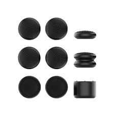 iPega SW2026B Thumb Grips JoyCon Kontroller Nintendo Switch 2-höz 6db Fekete